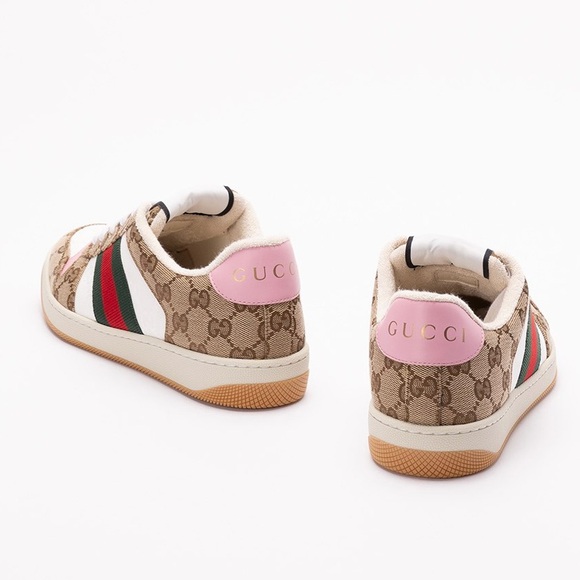 New in box still GUCCI Screener GG logo web stripe sneakers - Picture 4 of 5
